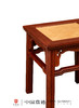 红桥红  家具严选  缅甸花梨（大果紫檀）【38瓜棱腿 方凳 藤面】 商品缩略图3
