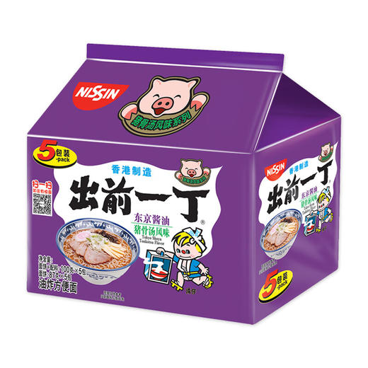 500G出前一丁东京酱油猪骨汤风味油炸方便面 商品图0