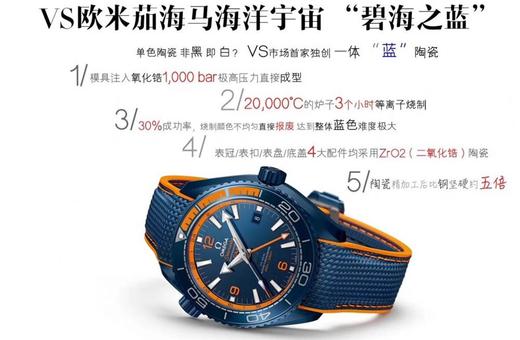 VS厂欧米茄海马600碧海之蓝腕表深度评测复刻手表一比一手表n厂c厂zf厂vs厂clean厂 商品图0