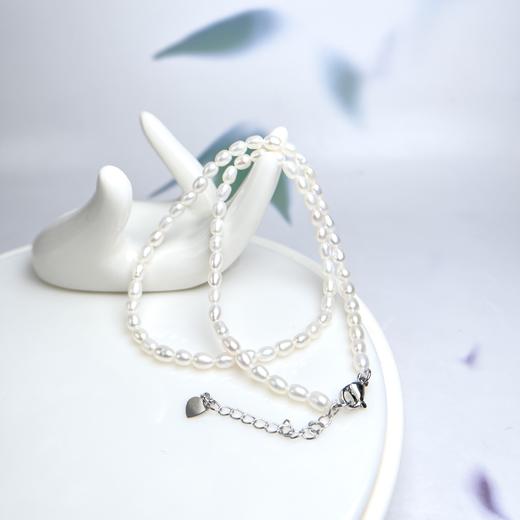 合金珍珠项链-珍珠米素圈4 商品图0