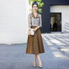 HR WS28359气质复古小香风时尚优雅修身显瘦两件套裙 商品缩略图1