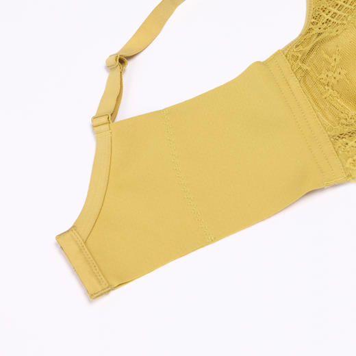 都市丽人聚拢升杯AB杯适穿舒适更聚拢蕾丝内衣两种厚度3/4杯常规文胸树脂胶圈三排扣新年本命年红品YB31A7 商品图7