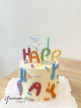 「女士」彩色Happy   生日快乐