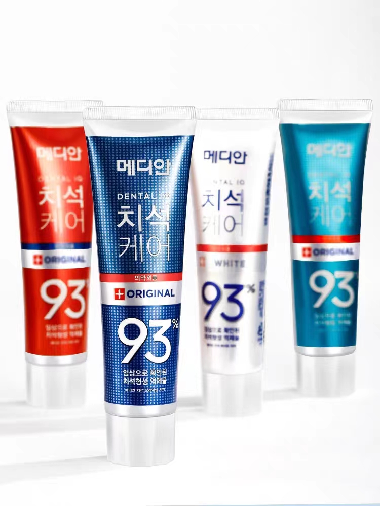 牙膏93韩国爱茉莉牙膏美白去牙渍