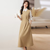 春秋新款，高腰长款过膝连衣裙两件套HR-MSC3035 商品缩略图2