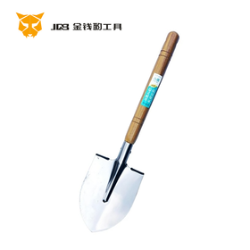 易園不锈钢椿木柄尖铲