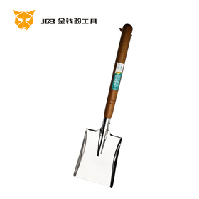易園椿木柄不锈钢方铲