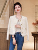 DD-气质拼接蕾丝短外套名媛优雅风修身显瘦单排扣开衫 商品缩略图4