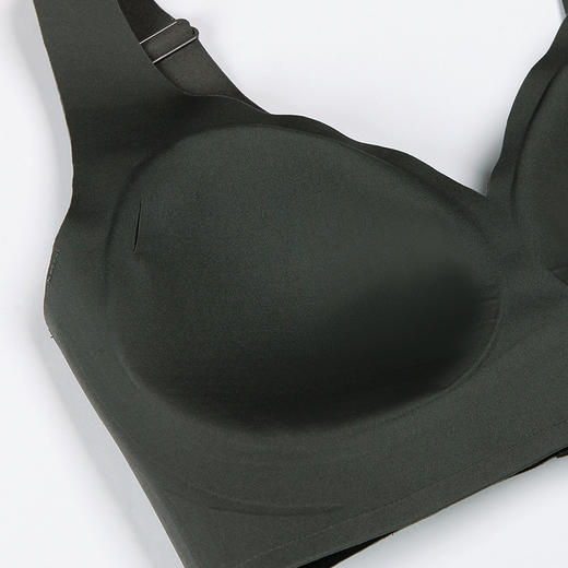 都市丽人Vbra泳布零感内衣薄款3/4杯无钢圈四排扣LB36N9 商品图5