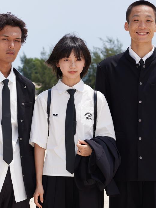 CryingCenter 学院制服系列女士短款衬衫纯棉舒适 哭喊中心 商品图1