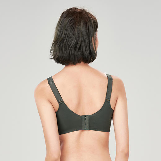 都市丽人Vbra泳布零感内衣薄款3/4杯无钢圈四排扣LB36N9 商品图3