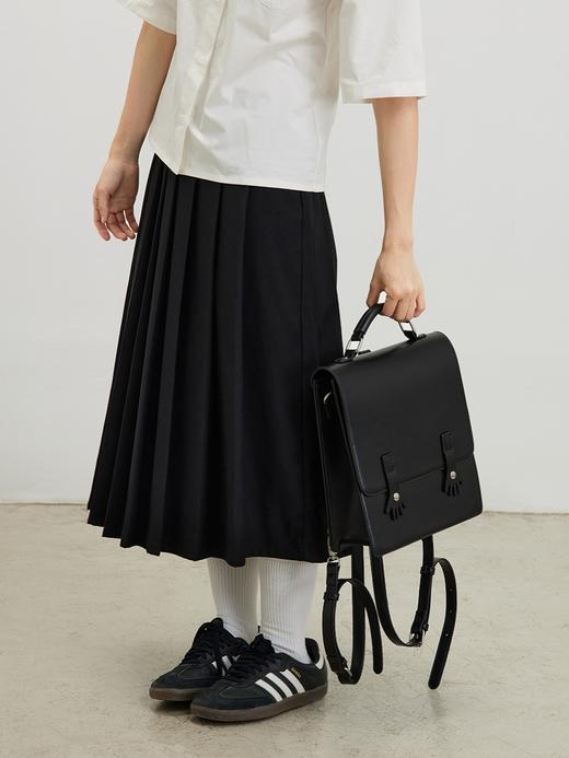 CryingCenter 学院制服系列过膝百褶制服裙秋冬 哭喊中心 商品图1