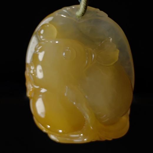 翡翠玛瑙种【金玉满堂】项坠 商品图10