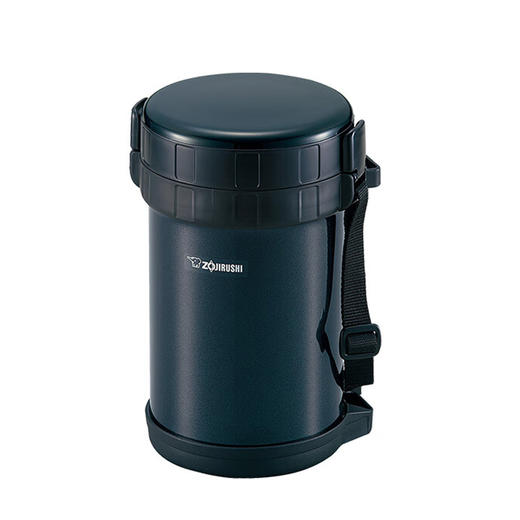 【样品特惠，无货退款】象印（ZO JIRUSHI）XE20C便携大容量保温饭盒 日本品质便当盒 深蓝色 商品图0