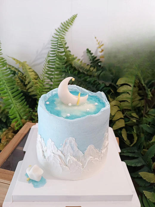 月亮湖仙女蛋糕，用甜蜜实现你掌心合十的全部愿望，需提前3天预定，颜色可更换 商品图1