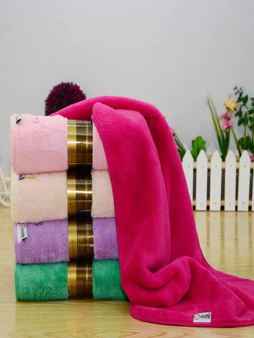 毛巾韩国竹纤维毛巾1P任选色 商品图0