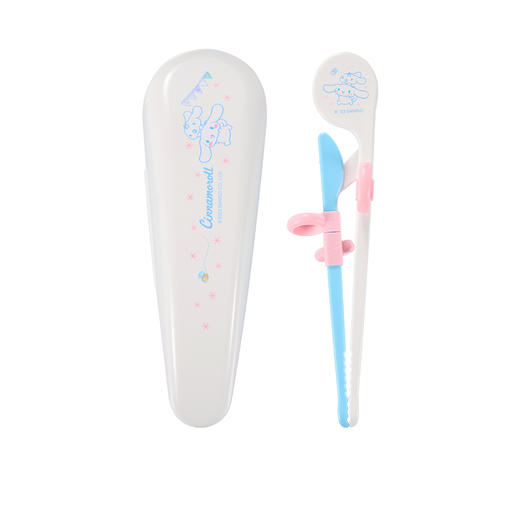 Richell利其尔三丽鸥大耳狗联名款宝宝成长进阶餐具辅食训练筷【不支持补差，非质量问题不退不换】S 商品图0