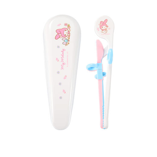 Richell利其尔三丽鸥美乐蒂联名婴幼儿便携式辅食餐具套装 商品图1