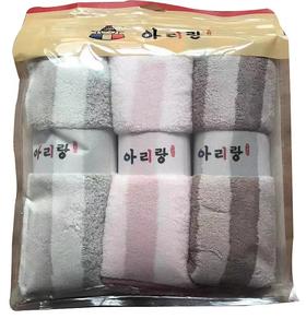 毛巾韩国条绒3P