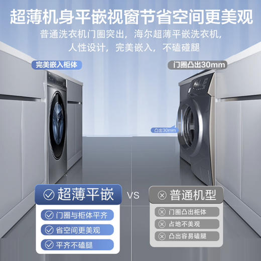 海尔（Haier）洗衣机 XQG100-BD14376LU1 商品图1