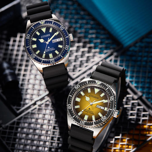 西铁城/CITIZEN机械表PU橡胶表带200米星期日历NY0129-07L 商品图7