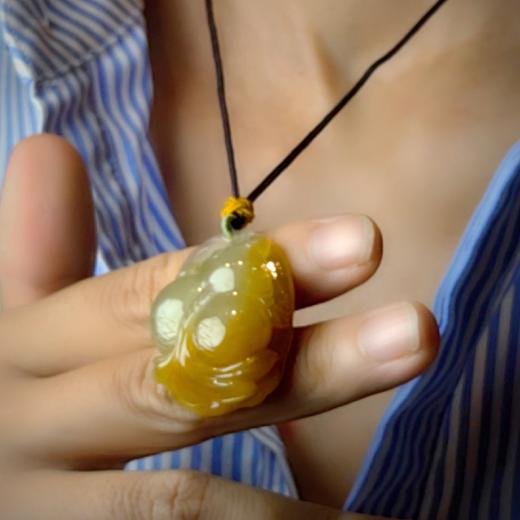 翡翠玛瑙种【金玉满堂】项坠 商品图2