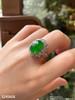 3240608，冰艳绿蛋面戒指。具体价格微信咨询 商品缩略图5