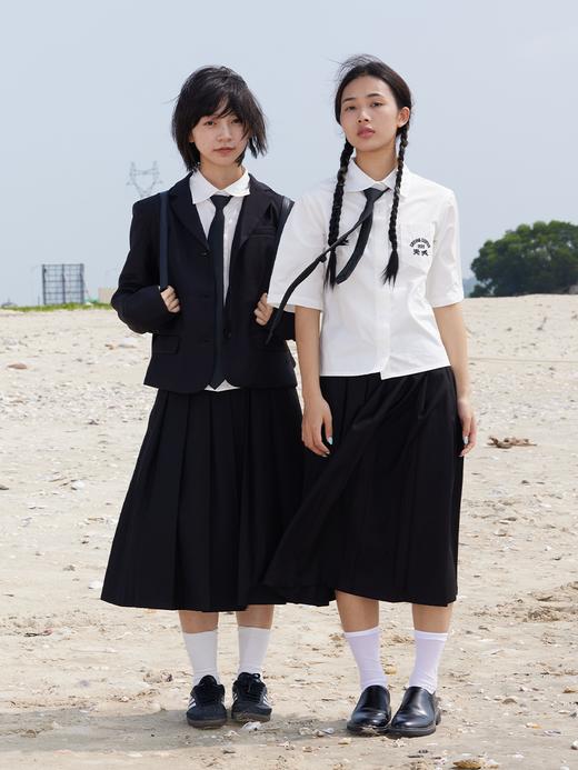 CryingCenter 学院制服系列女士短款衬衫纯棉舒适 哭喊中心 商品图0