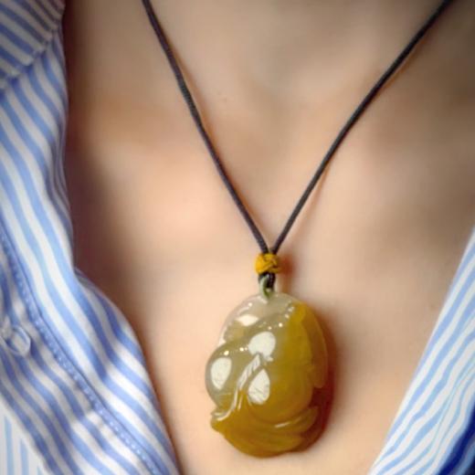 翡翠玛瑙种【金玉满堂】项坠 商品图3