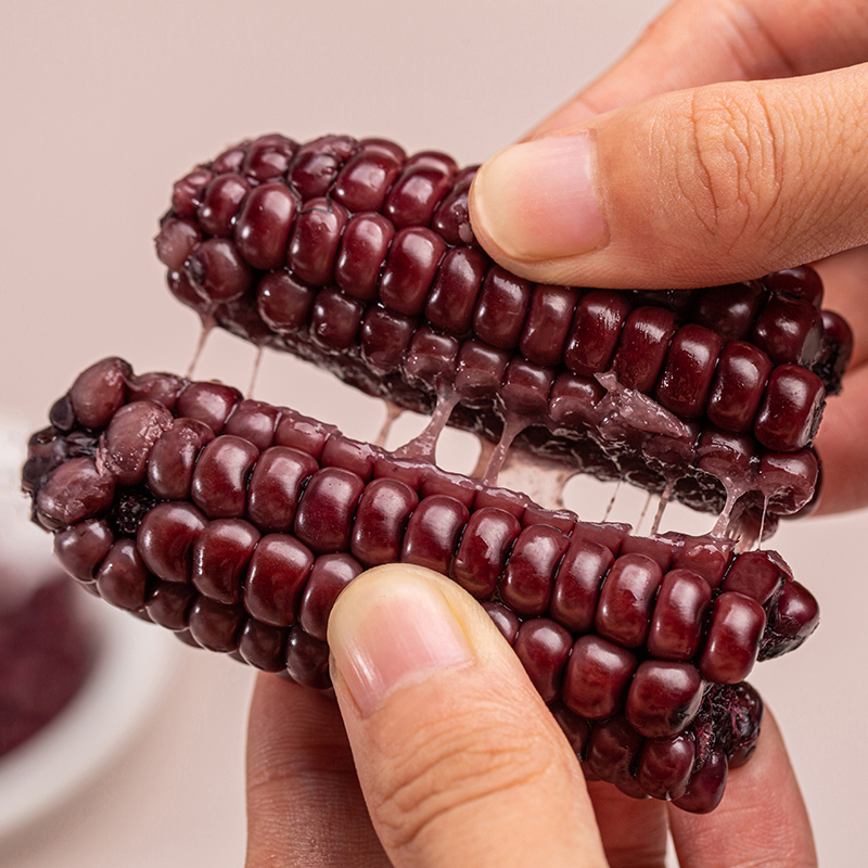 非转基因，西双版纳紫糯拇指小苞谷/小黑糯玉米