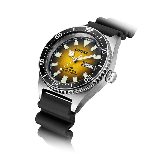 西铁城/CITIZEN机械表PU橡胶表带200米星期日历NY0120-01X 商品图12