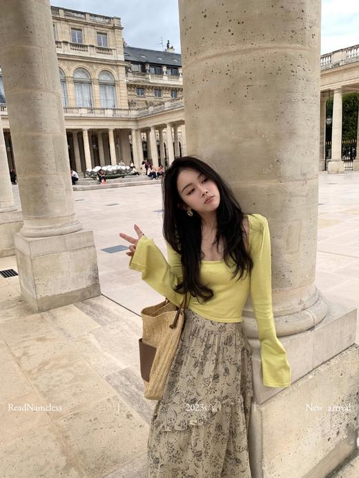 Read Nameless /芥末黄两件套上衣+vintage黄昏裙 商品图6