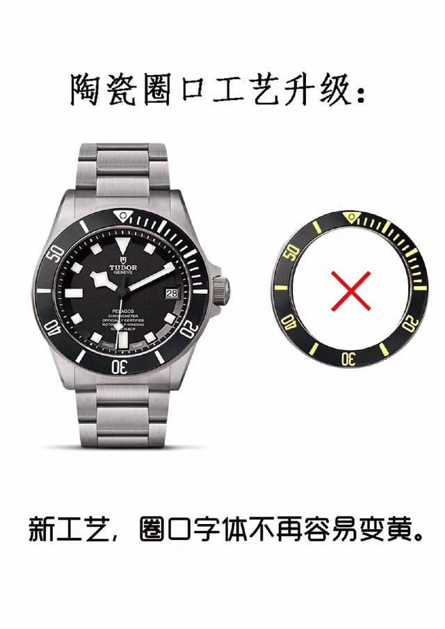 XF厂帝舵黑土豆25600TN-XF帝舵钛土豆黑色战斧腕表评测