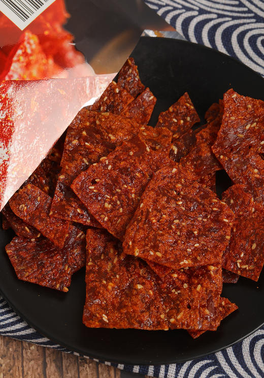 【天天好日子-酥脆猪肉脯】🔥新品❗39.9￥💰拍一🉐六❓原味，香辣两种口味可选 ✅精选猪后腿肉 ❤️酥脆的口感 商品图4