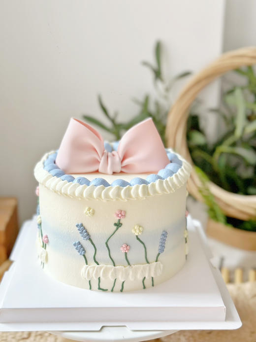 浪漫樱花色，蝴蝶结蛋糕。气质优雅 商品图3