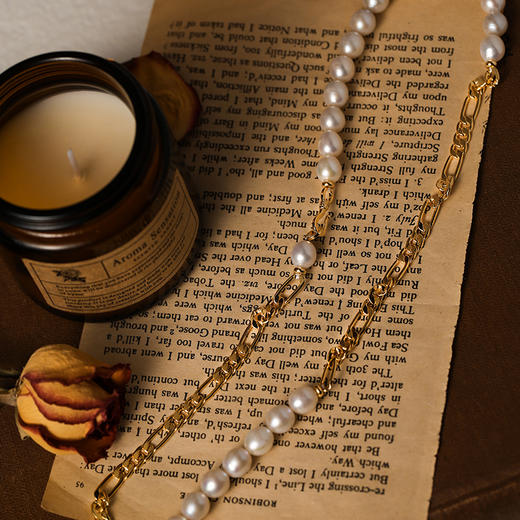 Manreya玛芮雅“伊丽莎白”淡水珍珠项链法式浪漫小众轻奢 商品图7