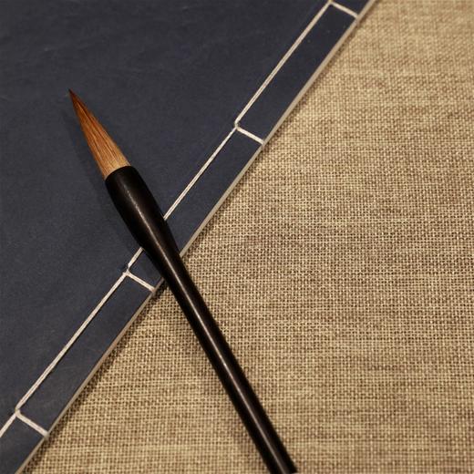 北尾黑檀玛瑙狼毫毛笔（单支） 商品图4