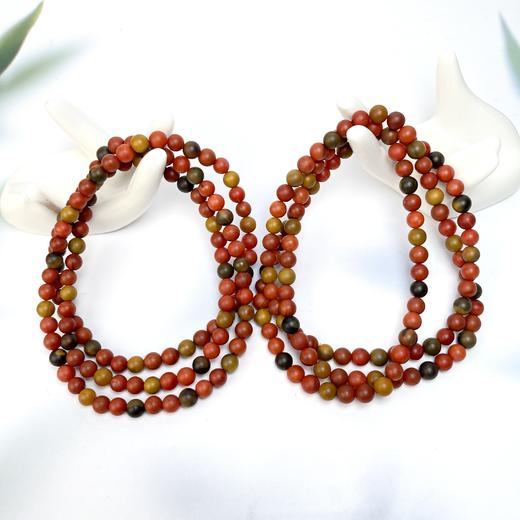 南红玛瑙四圈-包浆圆珠 商品图0