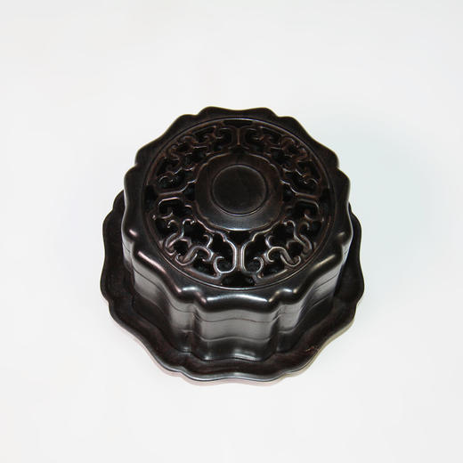 圆形勾连纹-小°双层&单层紫光檀香盒 商品图2