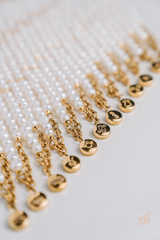 原创十二星座天然巴洛克珍珠香氛款项链 商品图0