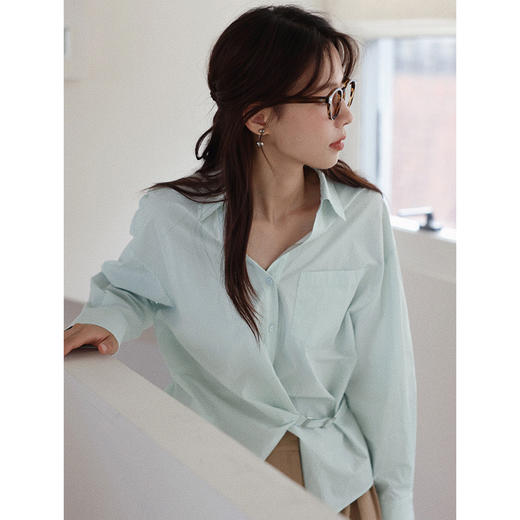 Even Vintage | 时髦都市 原创设计感小众法式别致长袖衬衫女上衣 商品图2