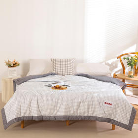 無印良品洛卡棉简约夏被