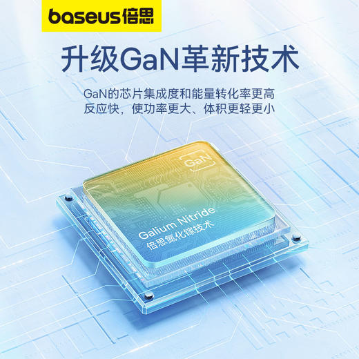 倍思 小方块Pro 氮化镓快充充电器 2C+U 65W 中规 商品图2