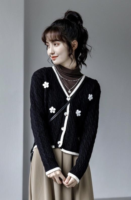 Im Presionismo梅花小香针织开衫 商品图3