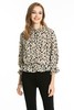 SUMMER & SAGE 豹纹印花收腰上衣 3910 商品缩略图0