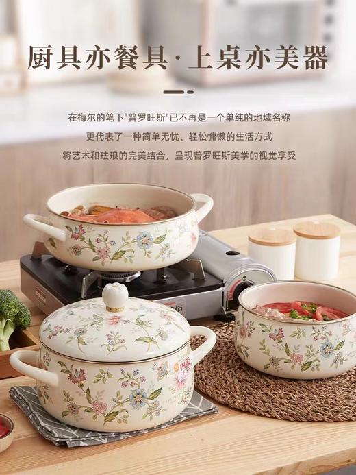 锅富士珐琅锅铸铁海鲜锅20CM普罗旺斯系列 商品图7