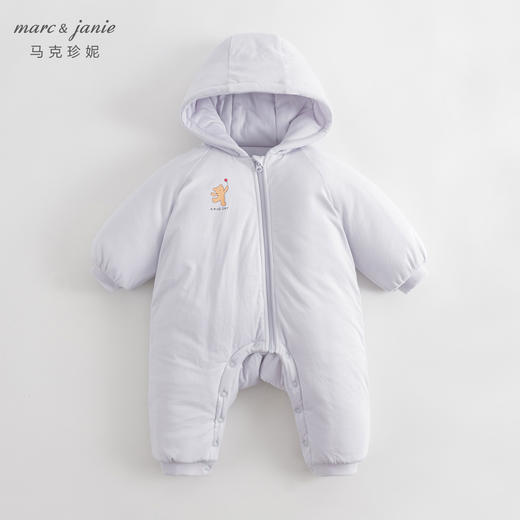 【保暖杜邦棉】马克珍妮冬装新款 男女宝宝婴儿连帽连体衣231175 商品图3
