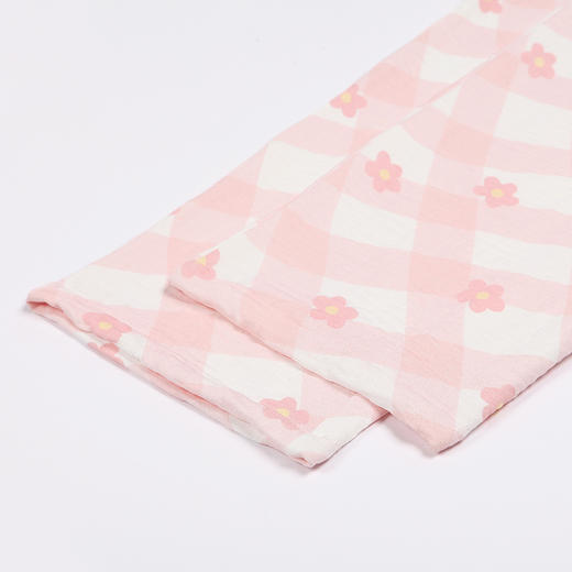 都市丽人好睡好眠女士睡衣软绵绵2.0梭织棉薄款长袖长裤类家居服套装LH31J3 商品图8