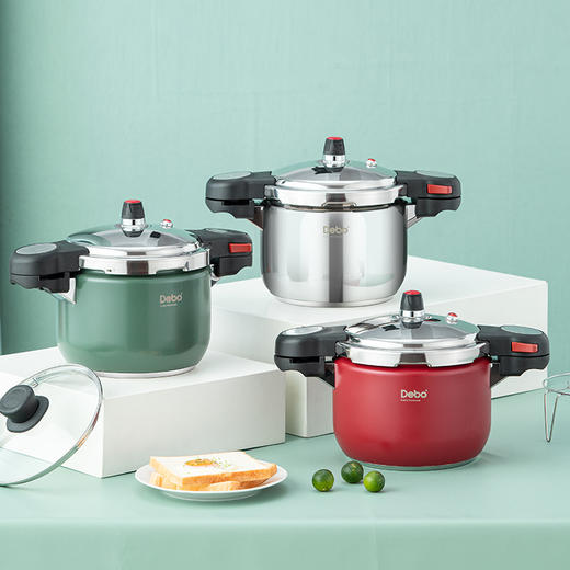 debo德铂罗德尔304不锈钢高压锅4L 商品图0