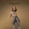 Johnstons of Elgin超细美利奴羊毛围巾 格纹 商品缩略图0